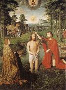 Gerard David The Baptism of Christ painting